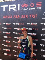 Aluna do IEFE, Lawinya Assíria, é destaque em Campeonato Brasileiro de Triathlon