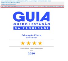 Curso de Educação Física Bacharelado tem conceito 4