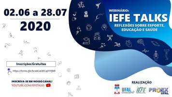 IEFE TALKS: Reflexões sobre Esporte, Educação e Saúde