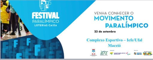 Inscrições Abertas - 2ª Edição do  Festival Paralímpico Loterias Caixa 2023 recebe inscrições de participantes