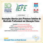 Inscrições para processo seletivo do Mestrado Profissional em Educação Física estão abertas até 30 de outubro