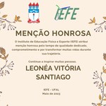 Menção Honrosa