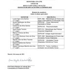 Resultado da Monitoria